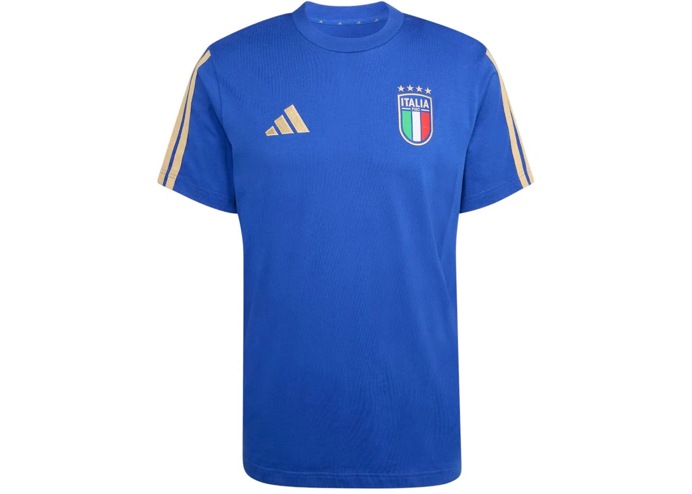 Мужская футболка с длинным рукавом Adidas Italy DNA T-Shirt, Bold Blue