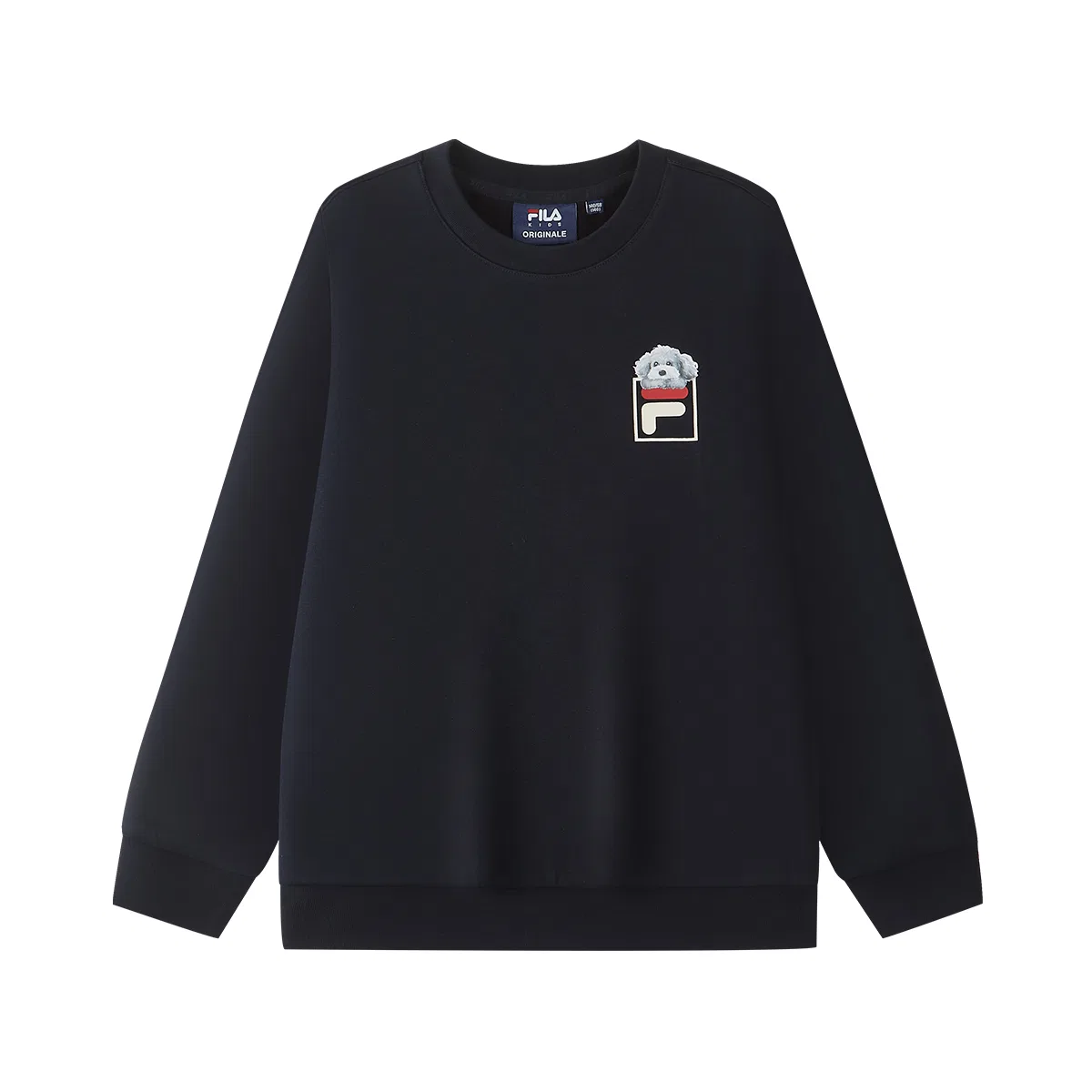 Детский свитшот с круглым вырезом Legend Blue FILA KIDS