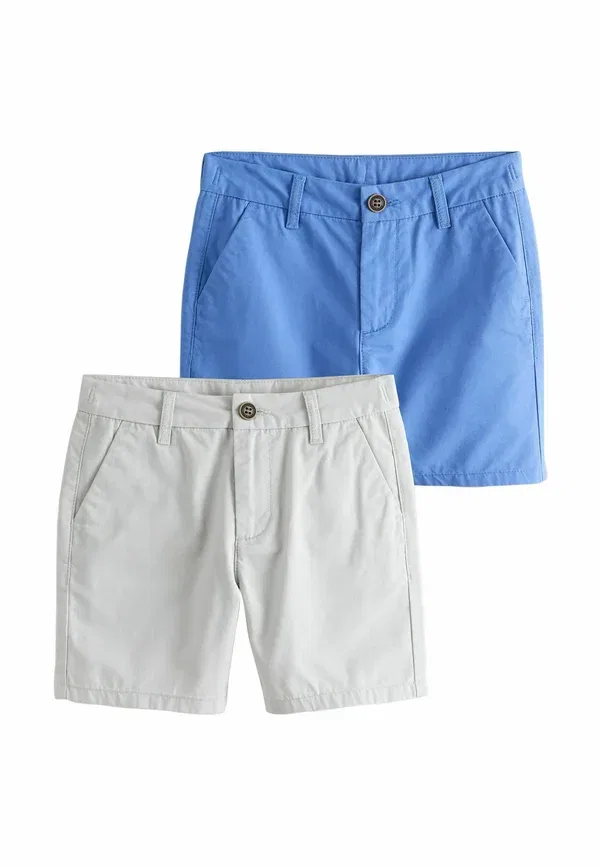Комплект шорт Regular fit 2 pack Next, grey blue, синий/серый