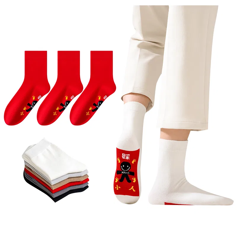 Детские носки-гольфы 3 пары, E Combo-Red 3, MIIOW