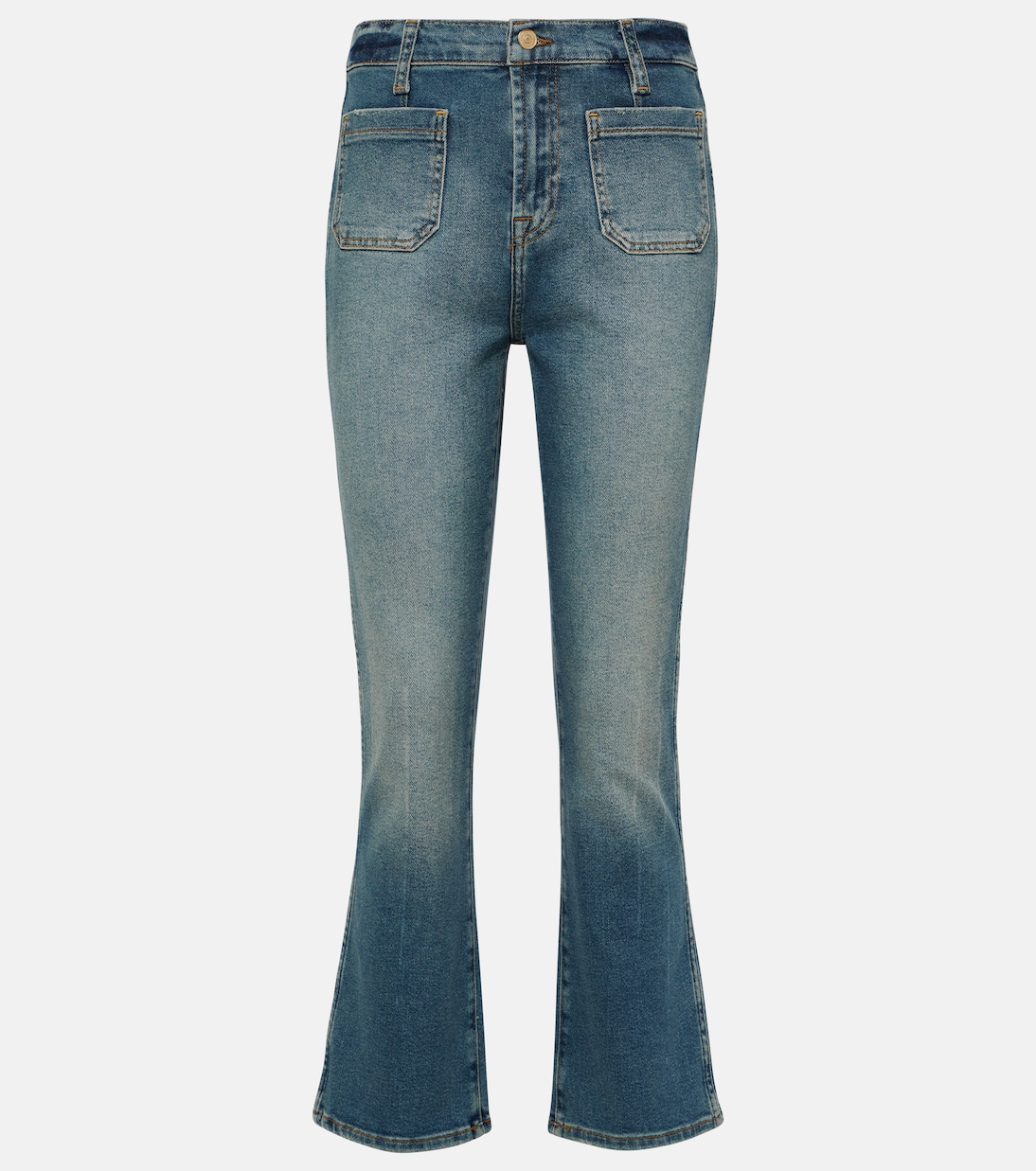 

Джинсы Slim Kick с высокой талией и заниженной талией 7 For All Mankind, Luxe Vintage Panorama