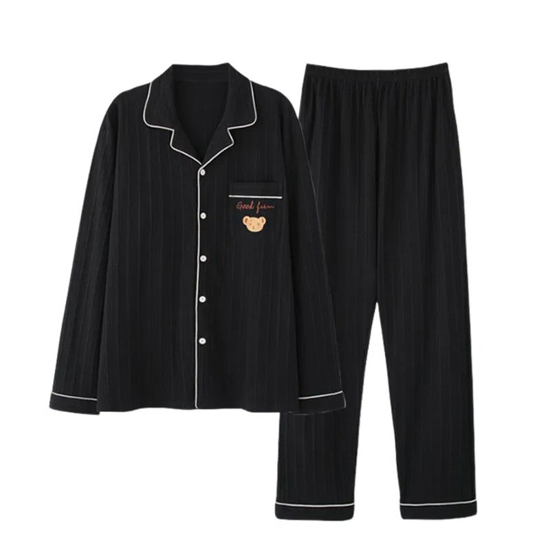 Детский комплект пижам Unisex Pajama Sets MIIOW, Black