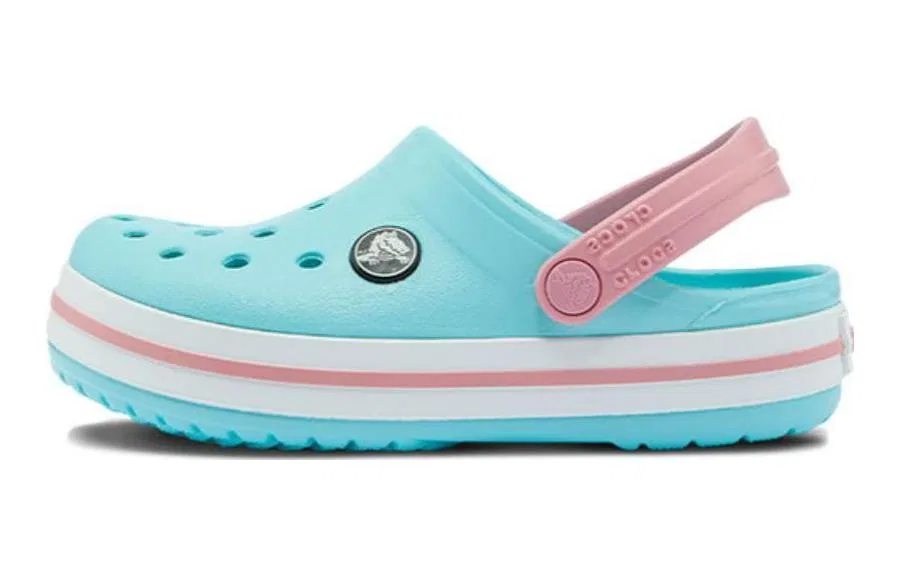 Детские сандалии с ремешком Crocs Crocband, Ice Blue White