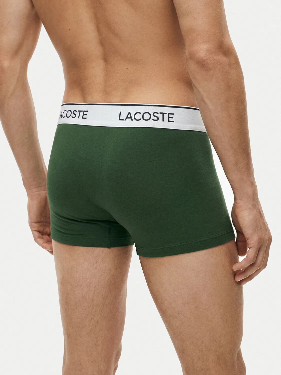 Мужской комплект боксеров Lacoste, зеленый — фото 3