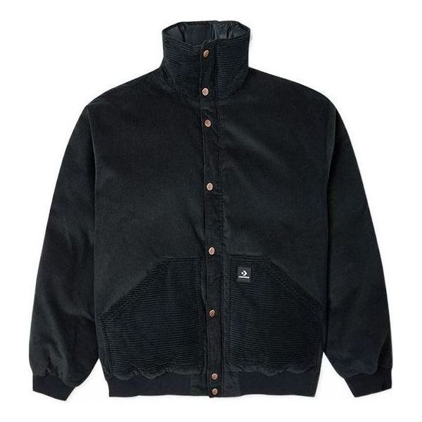 

Куртка stand collar down jacket 'black' Converse, черный