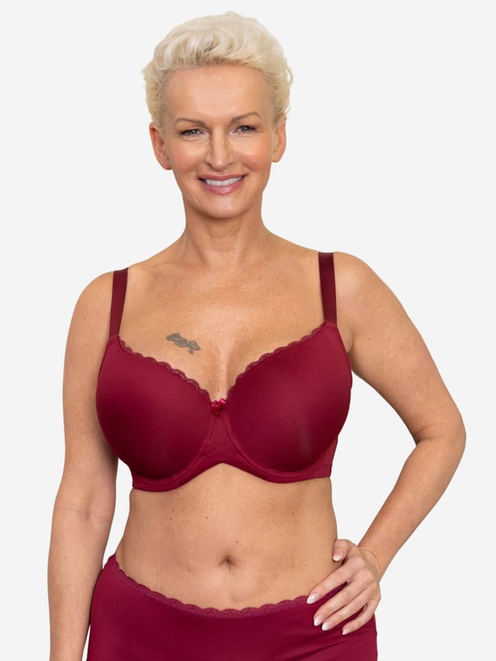 

Бюстгальтер на косточках SugarShape BH Pure Basic Conscious, бордо
