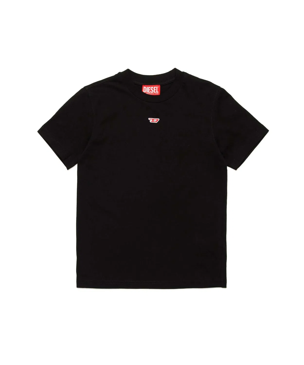 Детская футболка с длинным рукавомс принтом DIESEL KIDS, Черный