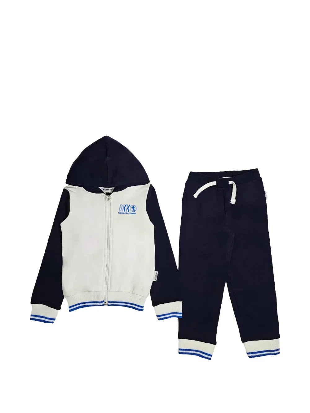 Спортивный костюм в стиле колор-блок BIKKEMBERGS KIDS, синий