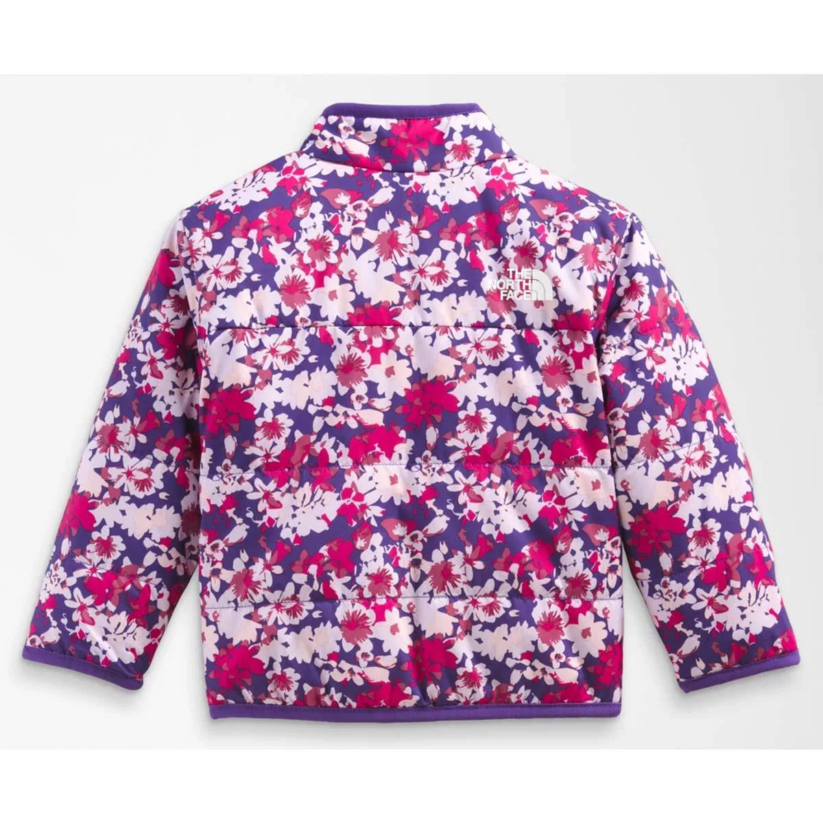 Куртка детская утепленная реверсивная Mossbud The North Face, Peak Purple Valley Floral Print — фото 3