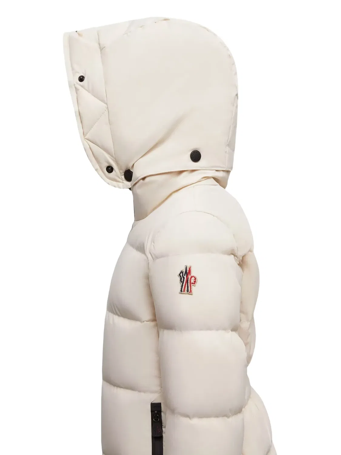 Куртка с капюшоном из искусственного меха Moncler, нейтральные — фото 2