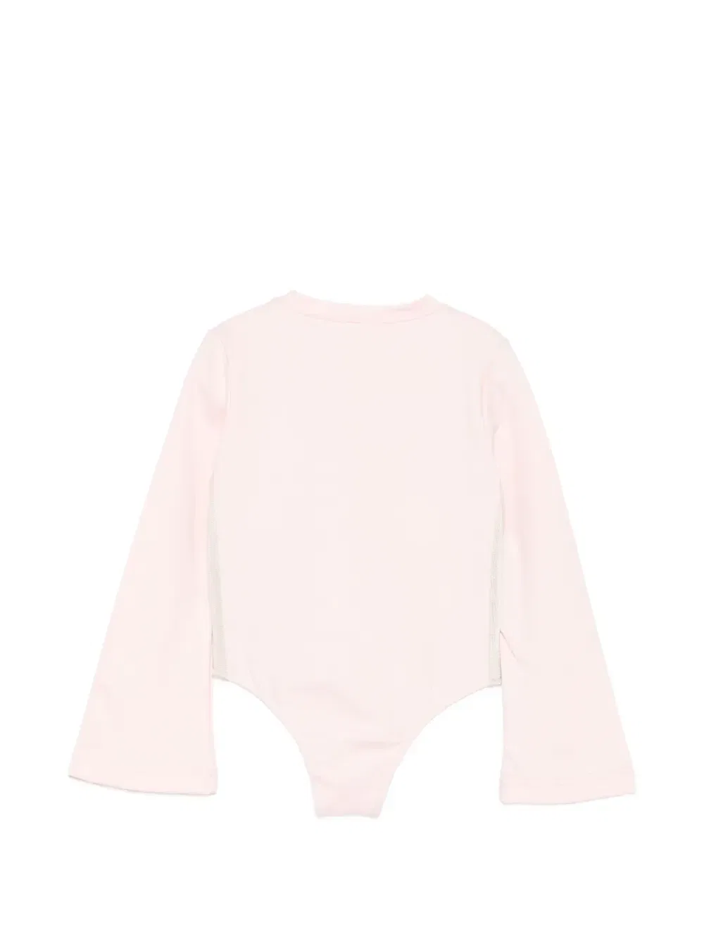 Боди с длинными рукавами с логотипом Palm Angels Kids, розовый — фото 2
