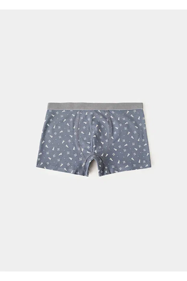 Детское белье для мальчиков с принтом Mango Kids, Coal Black — фото 4