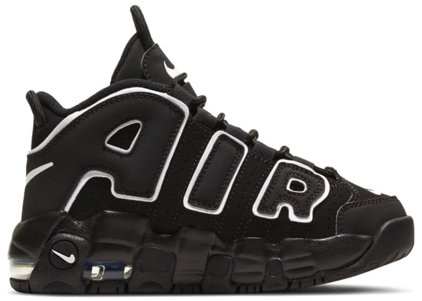 Детские кроссовки Lifestyle Nike Air More Uptempo Nike, Black White Black