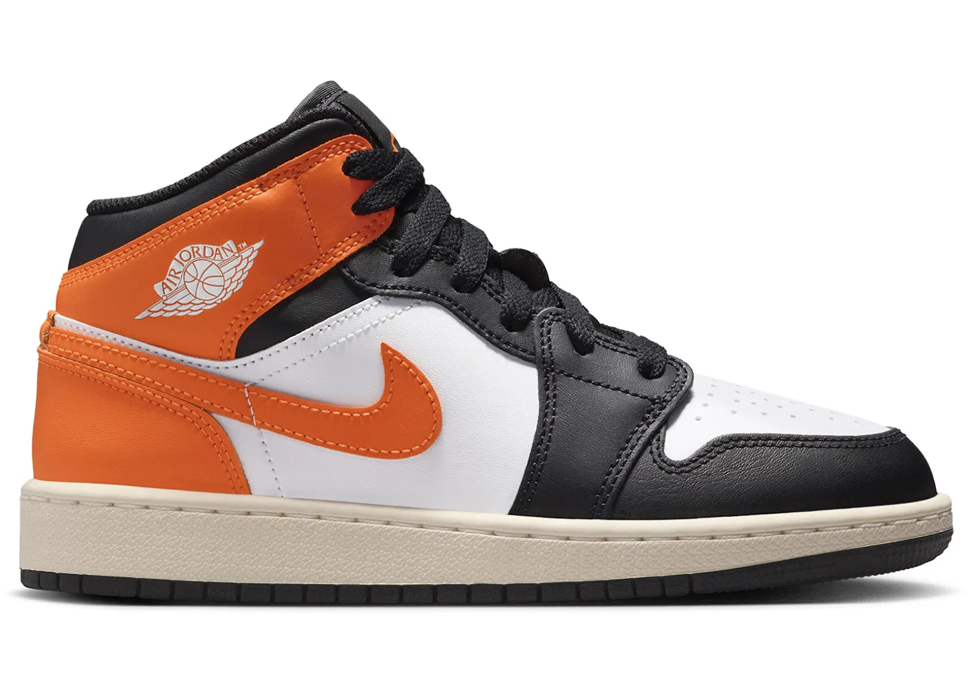 Детские кроссовки lifestyle Jordan 1 Mid Jordan, Starfish/White/Sail/Black