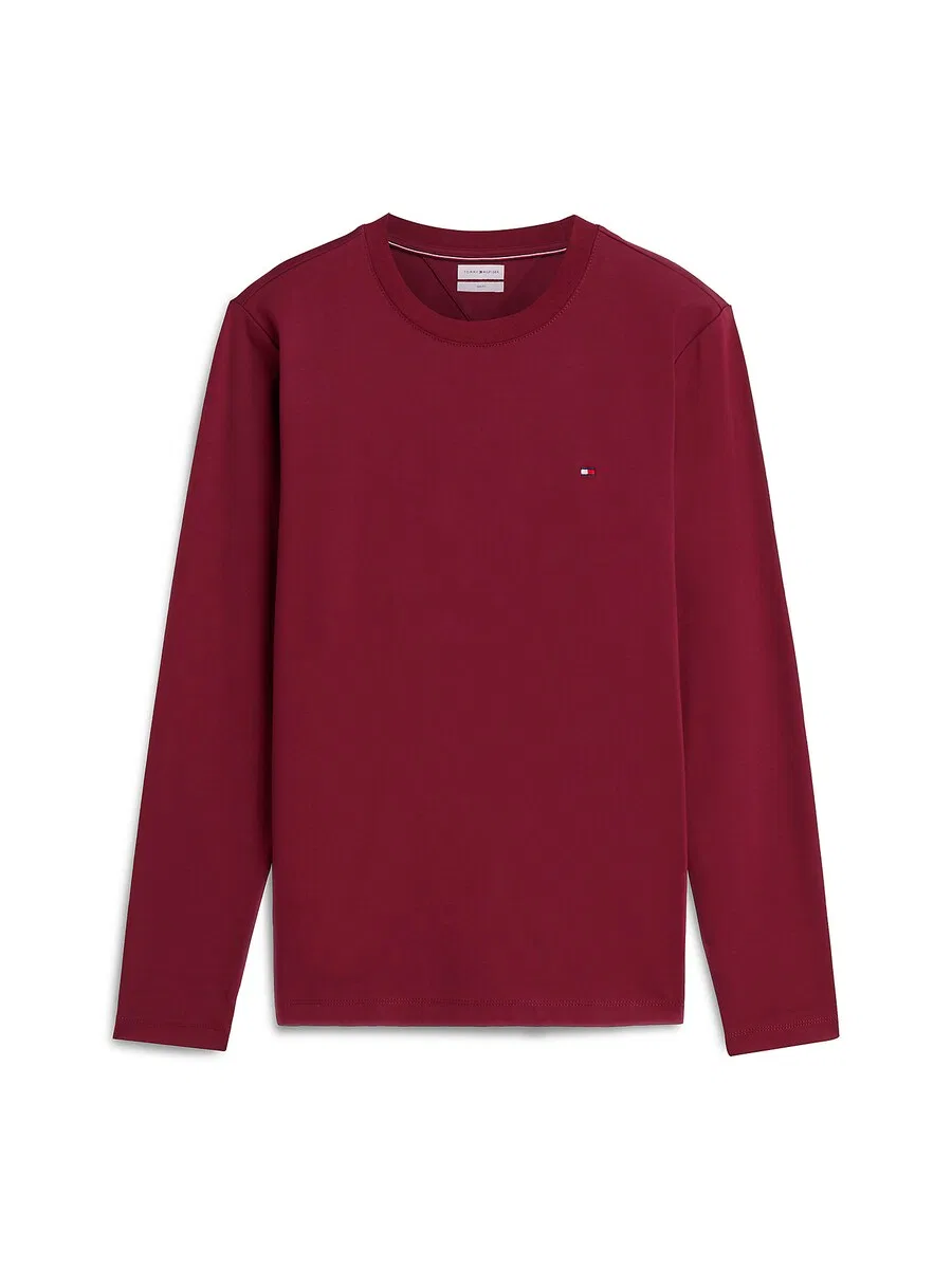 Футболка TOMMY HILFIGER бордового цвета