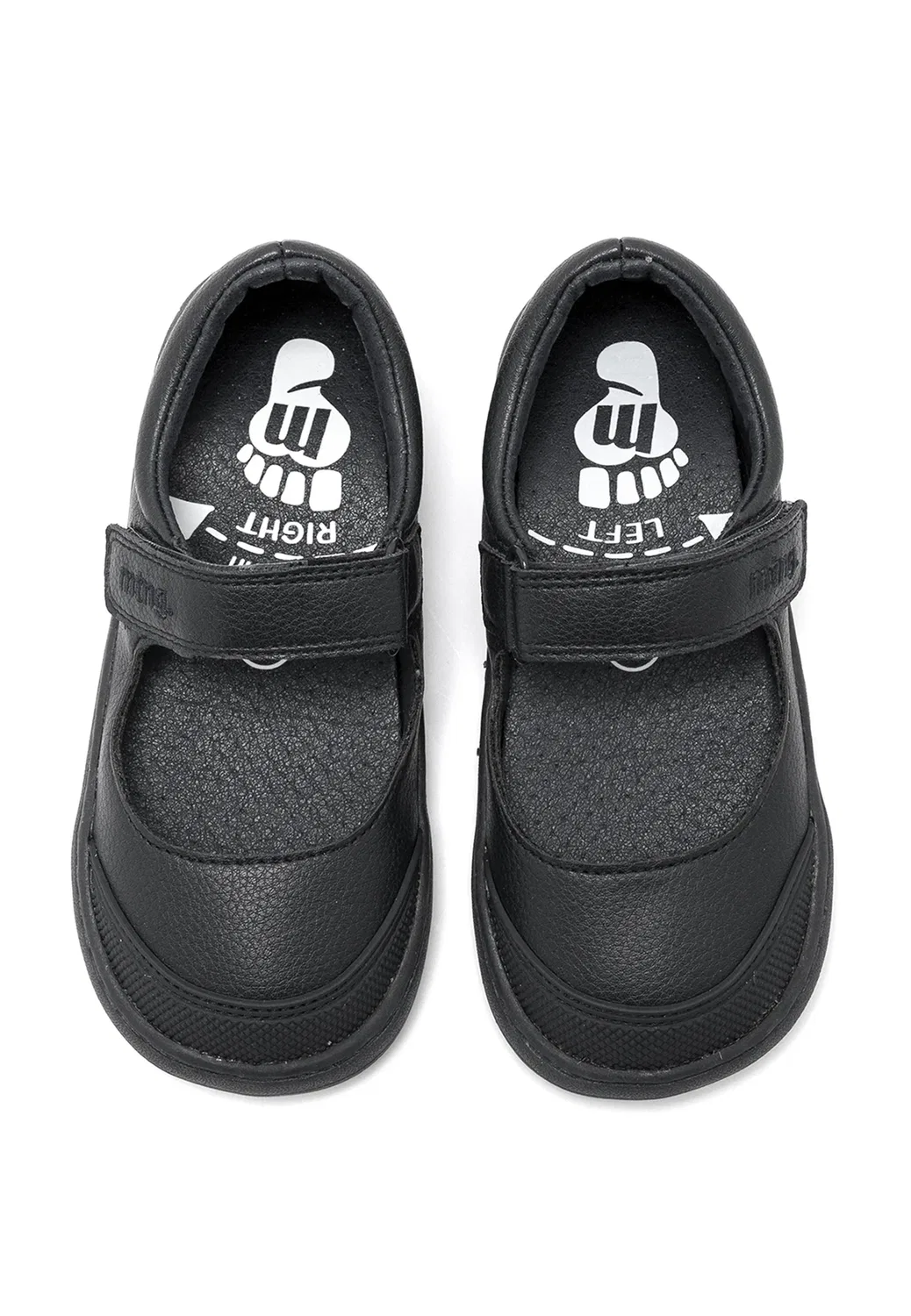 Zapato colegial босиком - балетки с ремешком на щиколотке Mtng, Black — фото 3