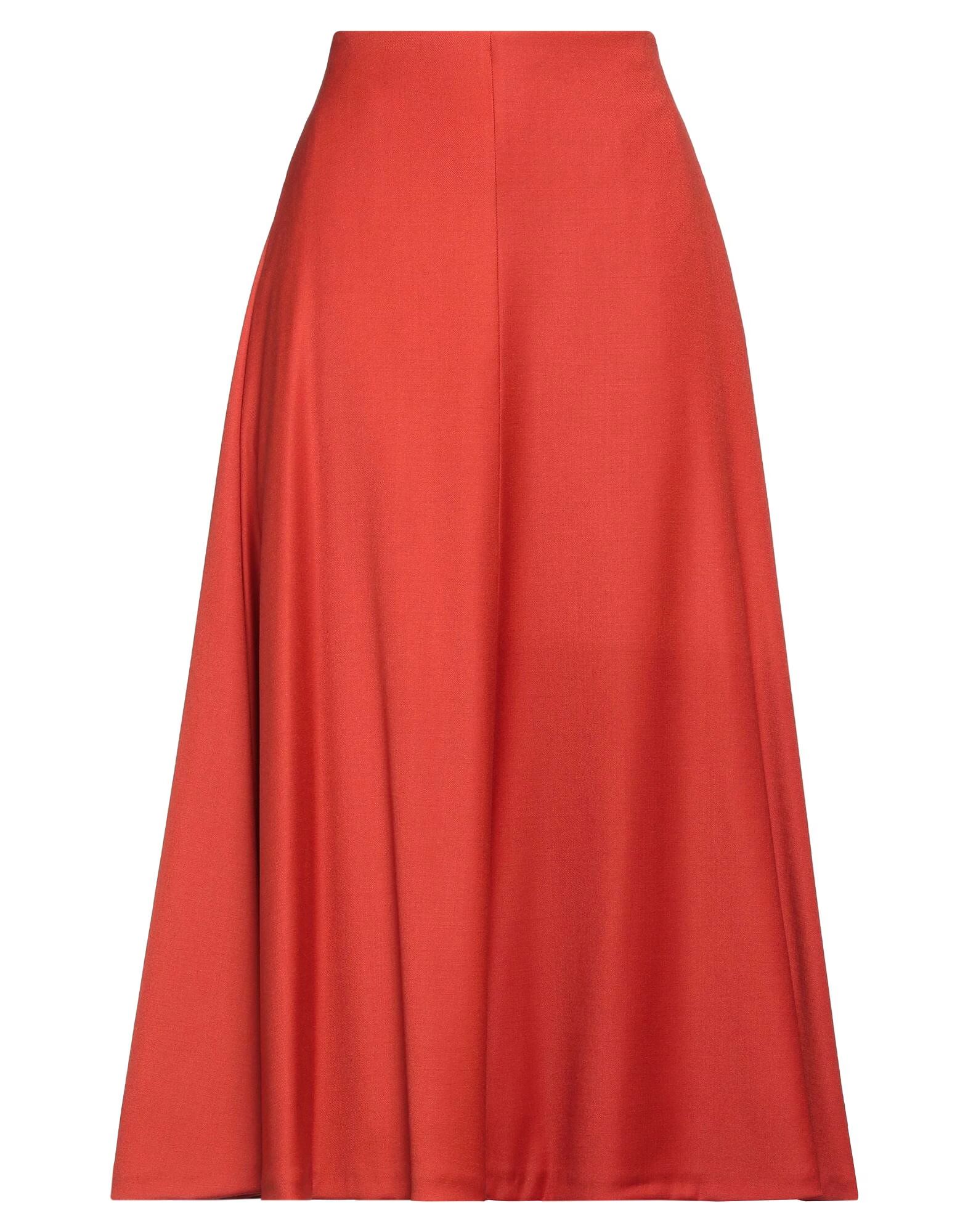 

Юбка миди Rochas, оранжево-коричневый