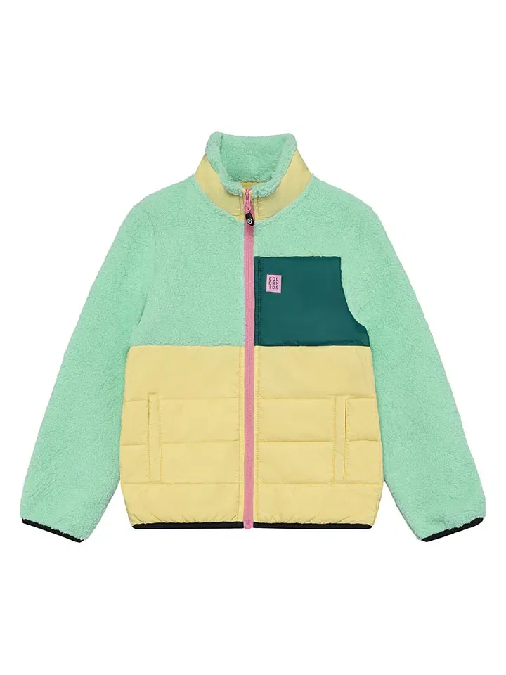 Флисовая куртка детская Color Kids, зеленый