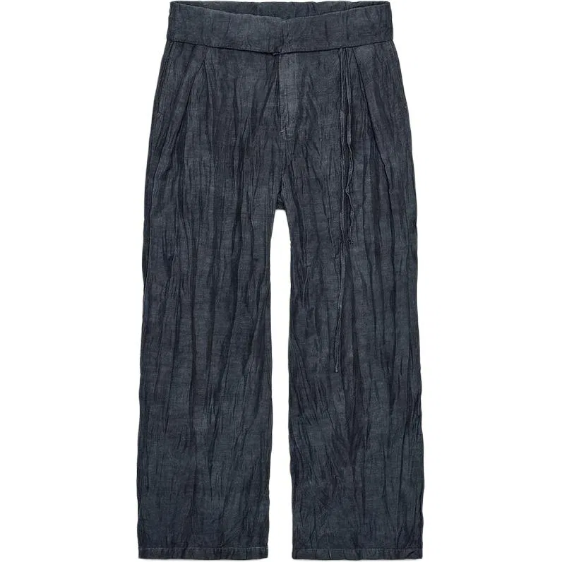 Мужские повседневные брюки x Fanglu Lin SS25, ZARA, Carbon