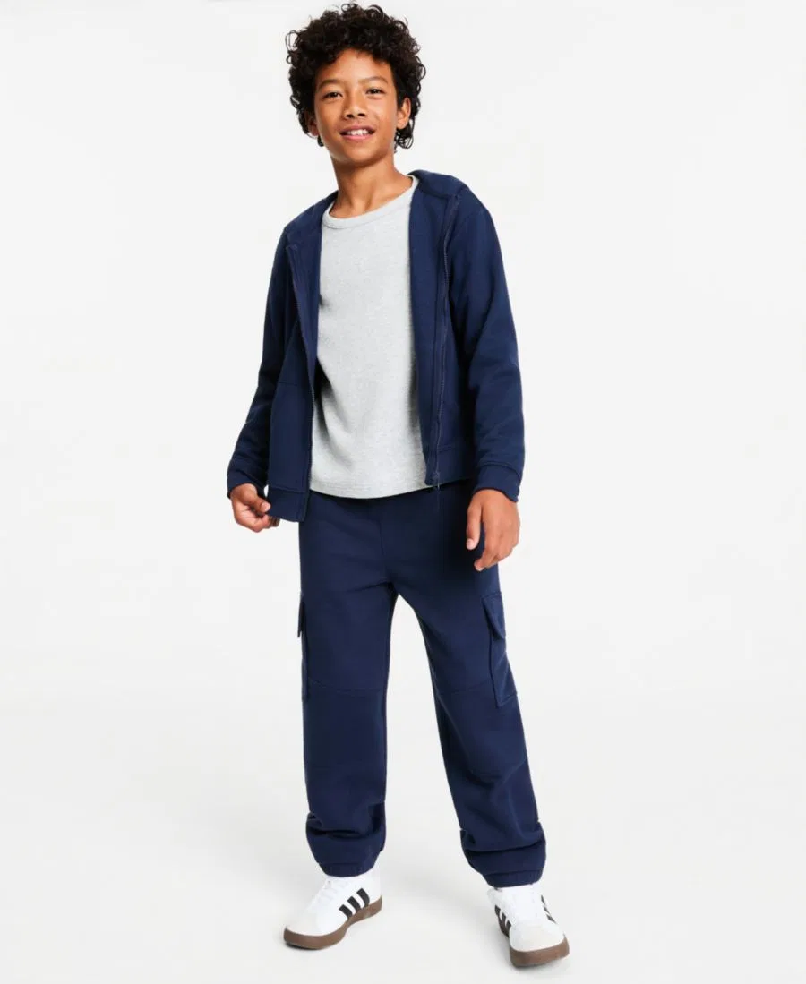 Худи на молнии из флиса Epic Threads, Navy Nautical — фото 2