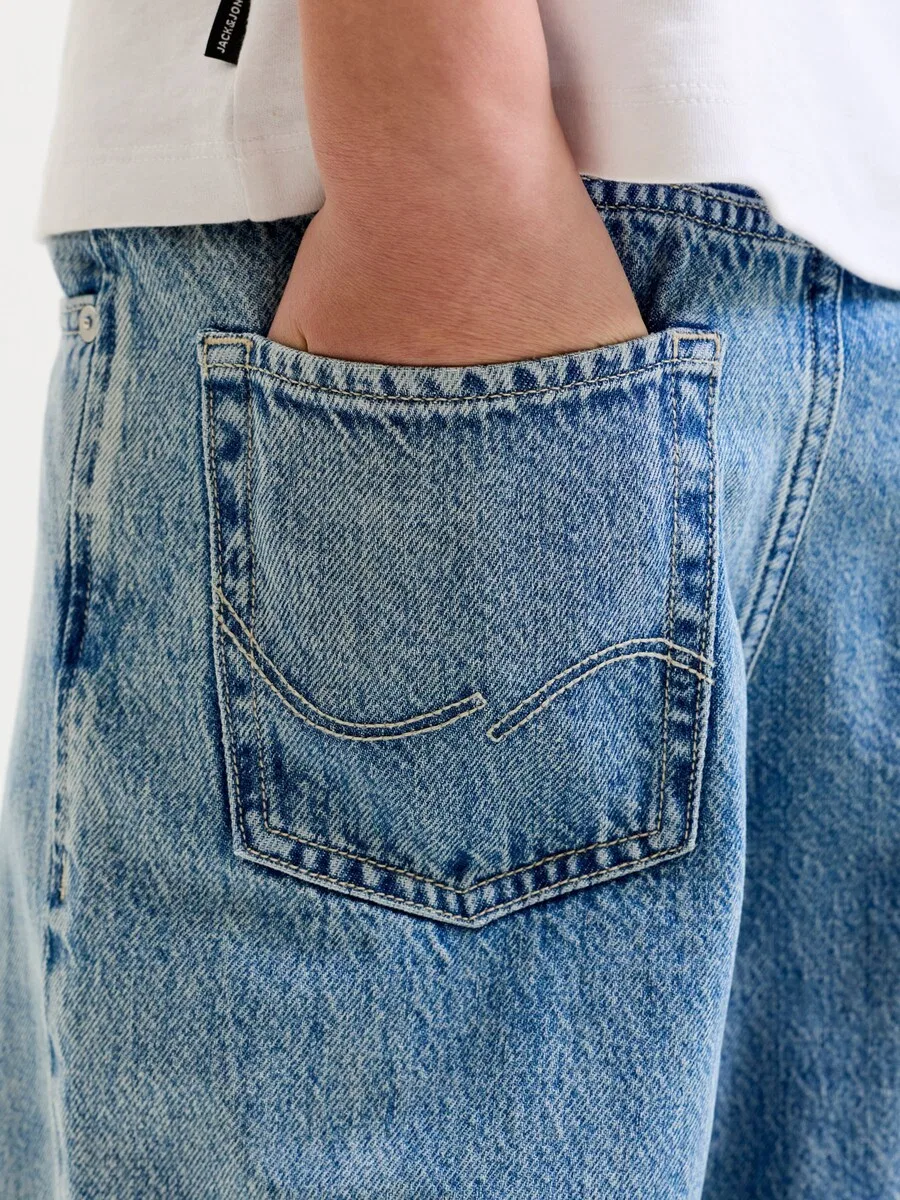 Джинсы Jack & Jones Junior Regular 'JJIDave JJOriginal' синего цвета — фото 4