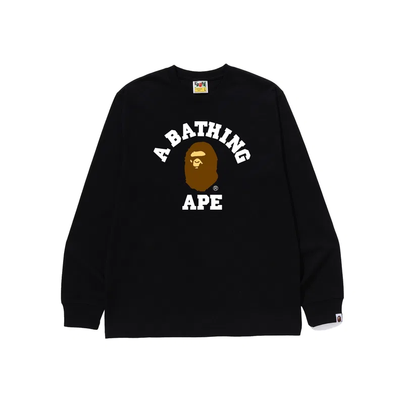 Детская футболка с круглым вырезом FW26 A BATHING APE, Black