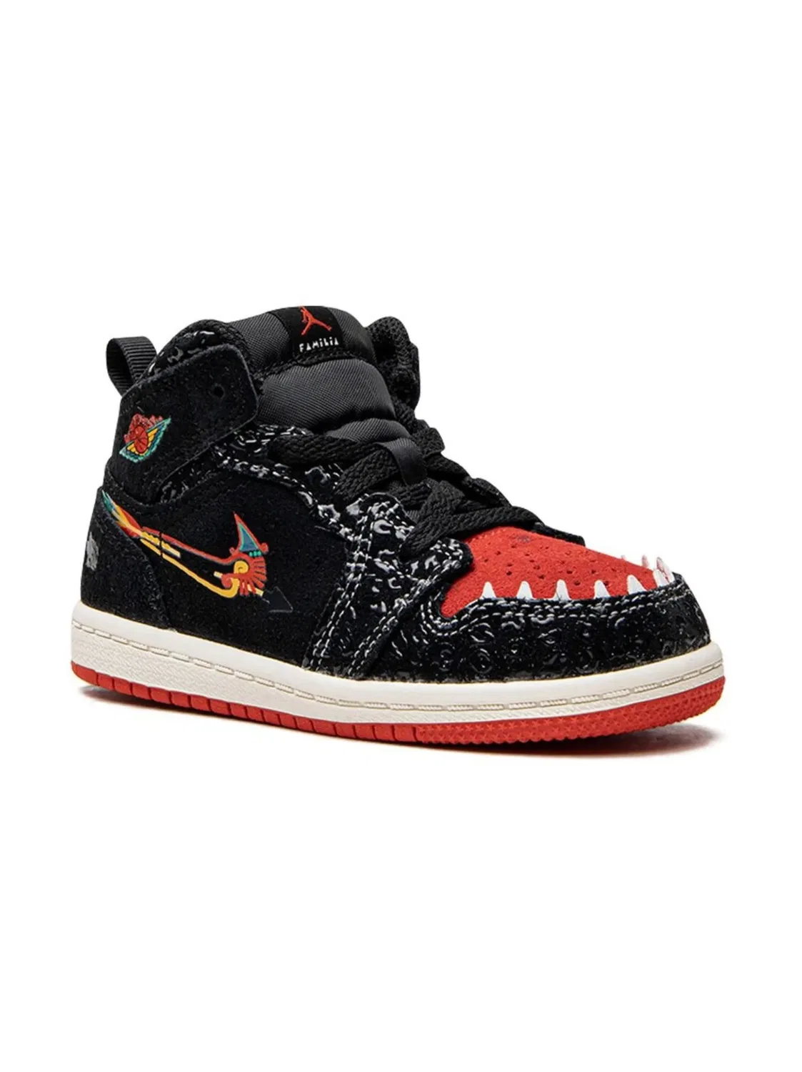 Кроссовки Air Jordan 1 Mid SE "Siempre Familia", черный