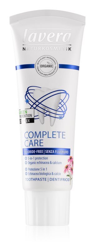 

Укрепляющая зубная паста без фтора Lavera Complete Care