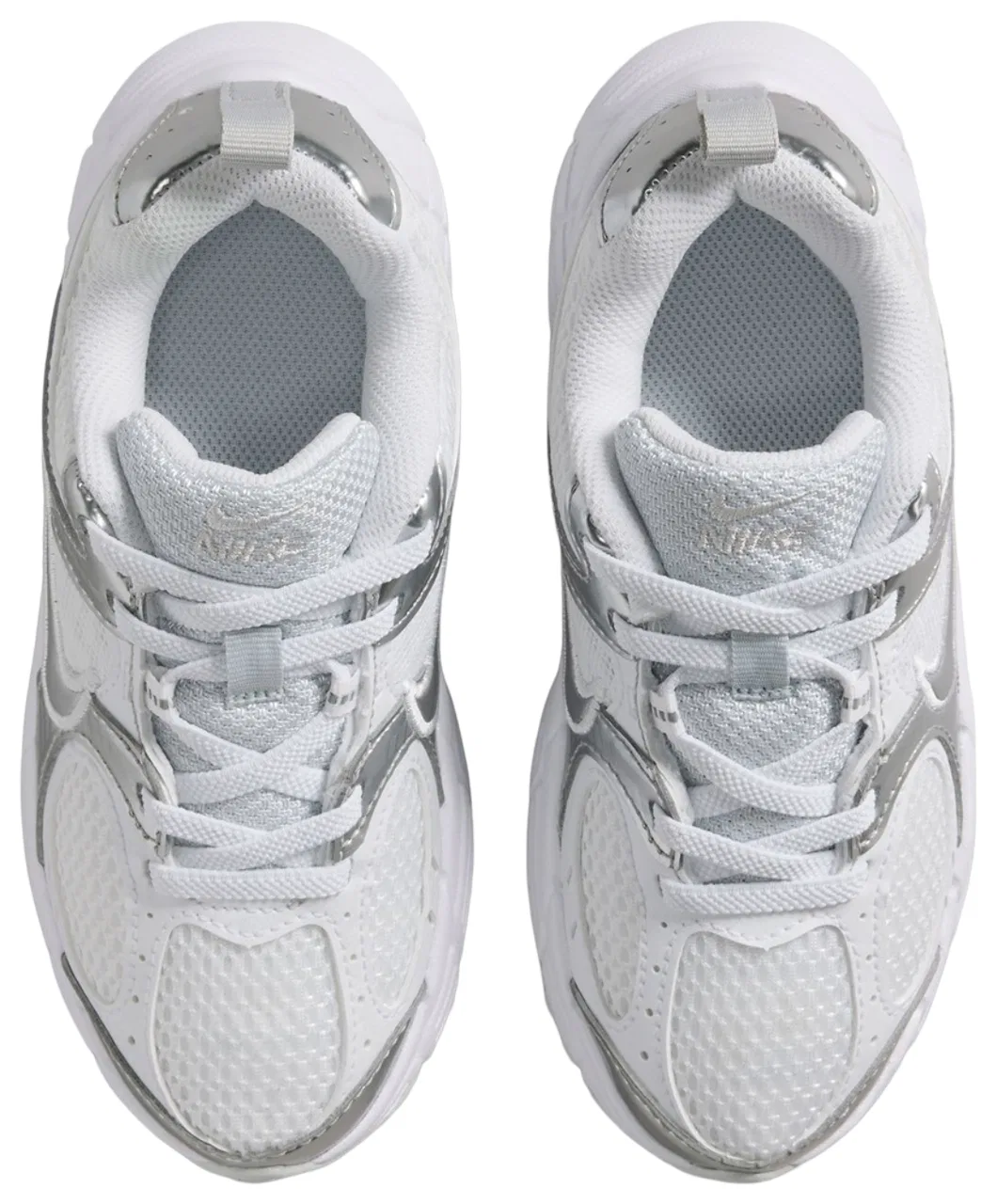 Кроссовки для девочек V5 RNR Nike, цвет White/Metallic Silver — фото 4
