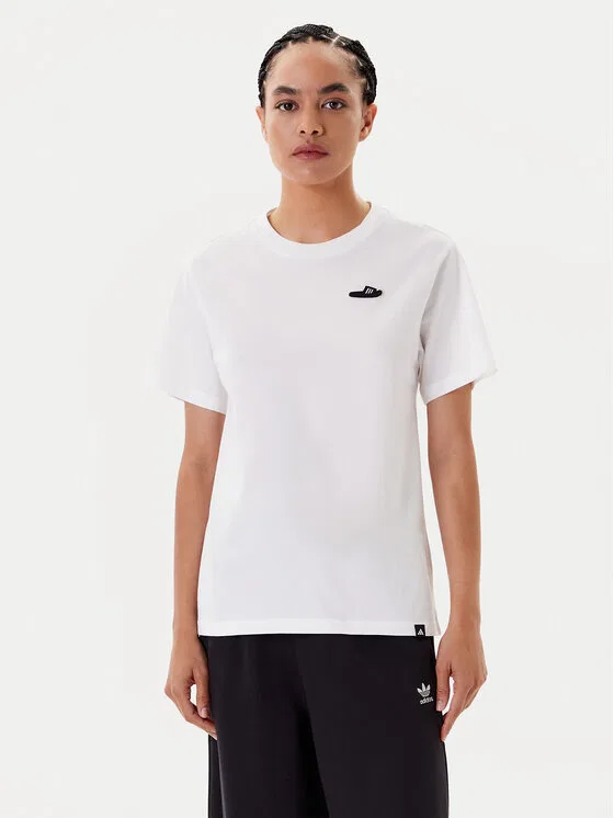 Футболка regular fit Slide Graphic Adidas, белый
