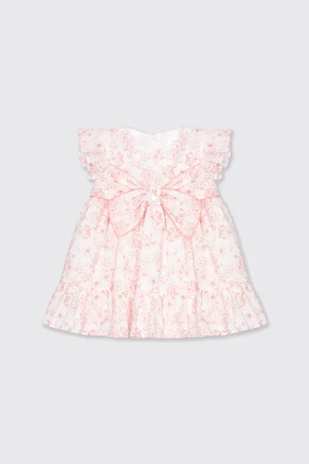 Детское платье для девочек с оборками Patachou baby girl pink dress Panço, 142331
