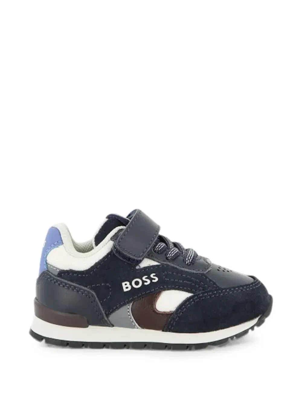 Кроссовки на липучках Boss Kidswear, синий — фото 2