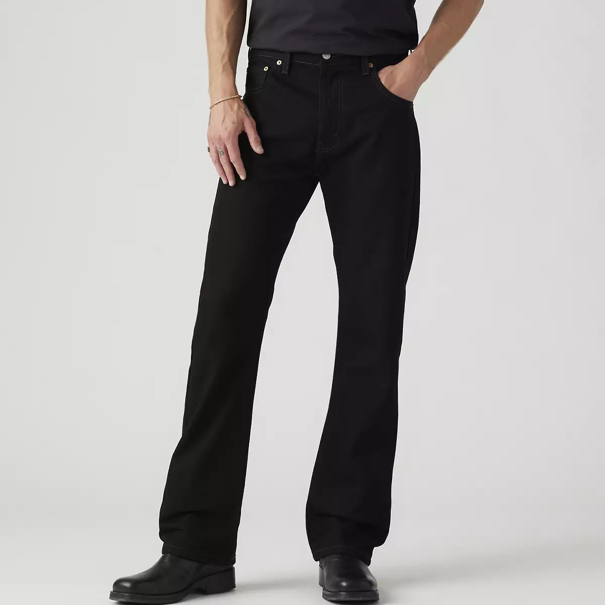Мужские джинсы Levi's 517 Bootcut, черный