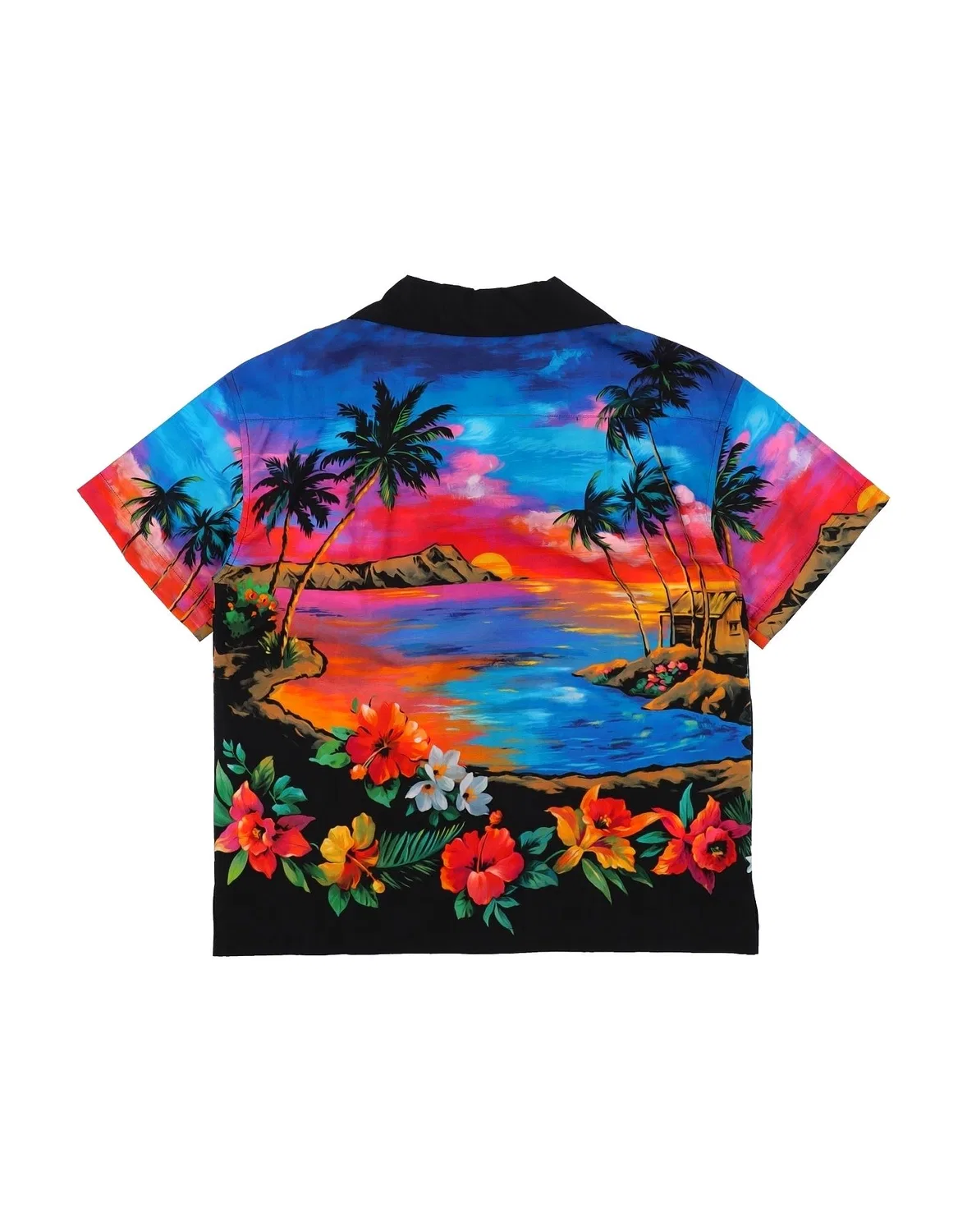 Детская рубашка с коротким рукавом Dolce&Gabbana, черный — фото 2