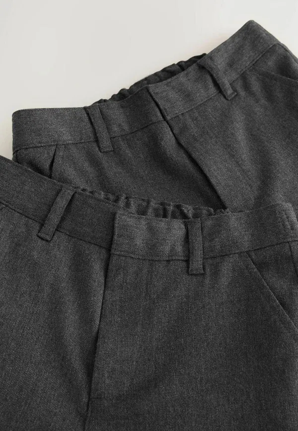 Брюки с цветочным принтом Regular fit - trousers 2 pack Clarks, серый — фото 2