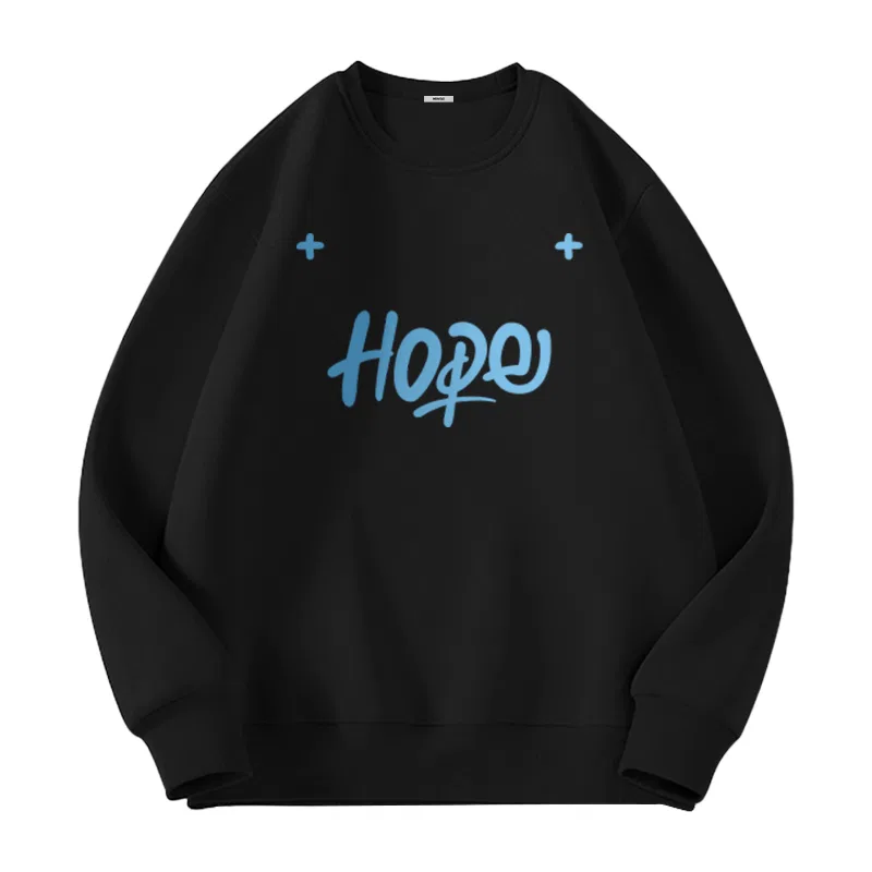 Детский свитшот с принтом Ma Da Hope Graffiti MINISO, Burgundy — фото 3