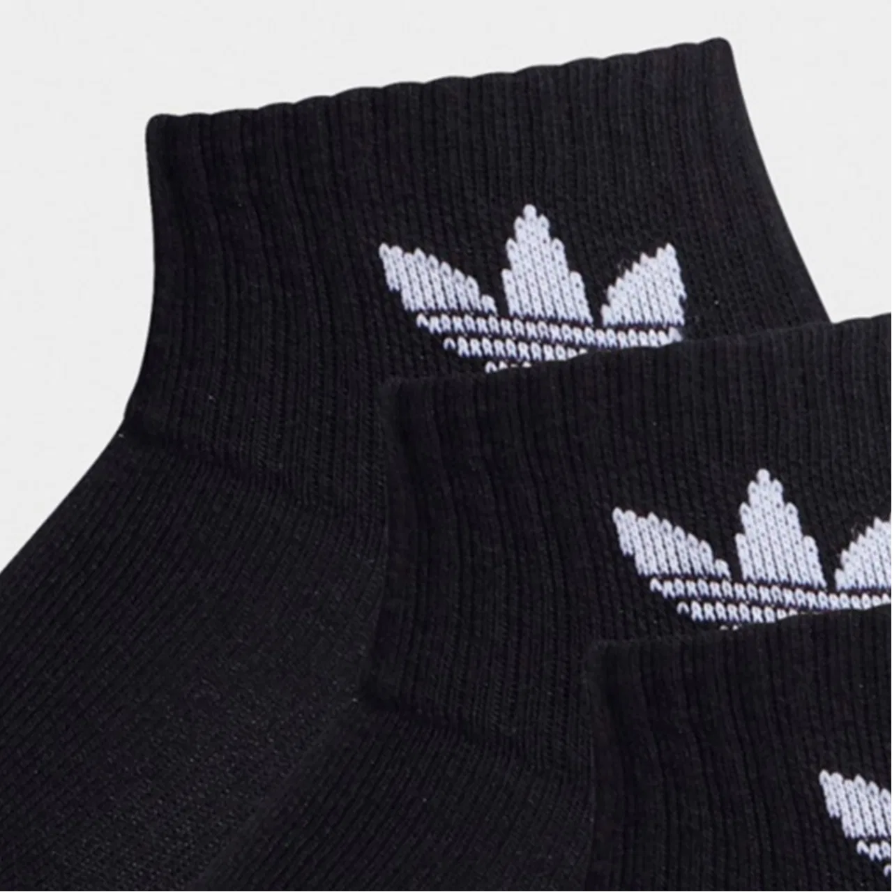 Носки с логотипом Adidas Originals, комплект из 2 пар, Black — фото 3