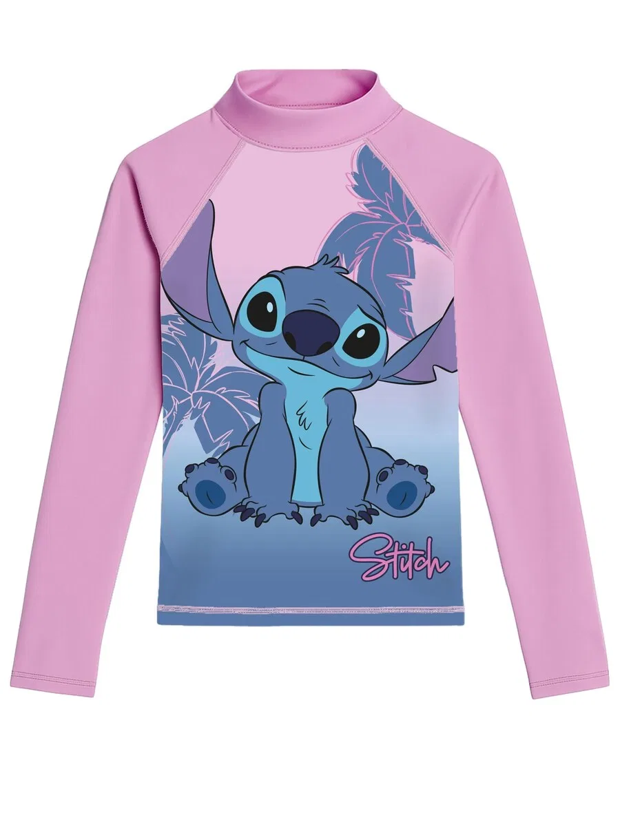 Спортивный купальник Disney Lilo & Stitch 'UV-Schutz 30' в розовом цвете