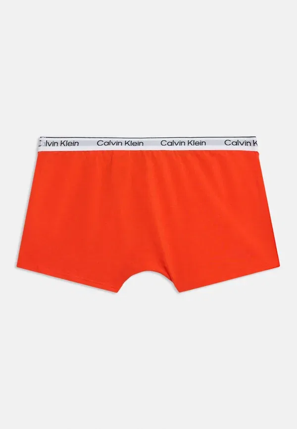 Комплект из 3 боксерских трусов Calvin Klein Underwear, синий/оранжевый — фото 2