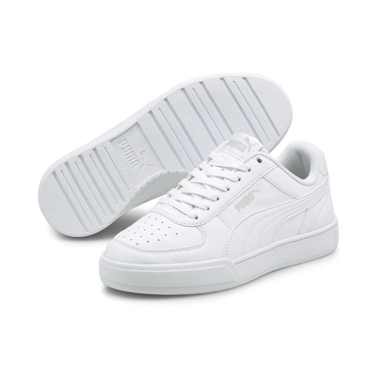 Детские кроссовки для мальчиков с принтом Caven Jr PUMA PUMA White PUMA White Gray Violet — фото 2