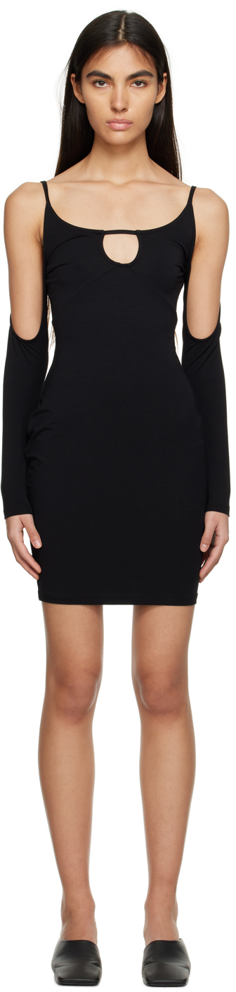 

Черное мини-платье с вырезом Han Kjobenhavn, Черный, Черное мини-платье с вырезом Han Kjobenhavn