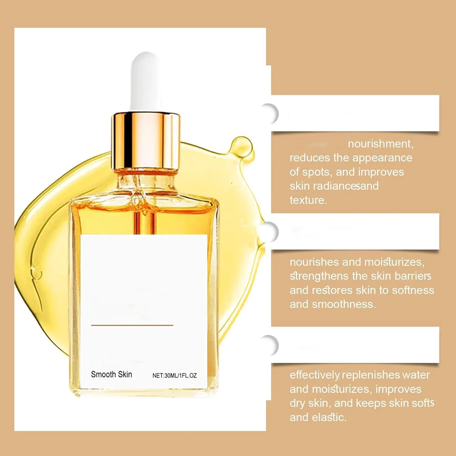 Масло для тела Silk Body Oil, JIAOY, набор 3 шт., 30 мл — фото 4