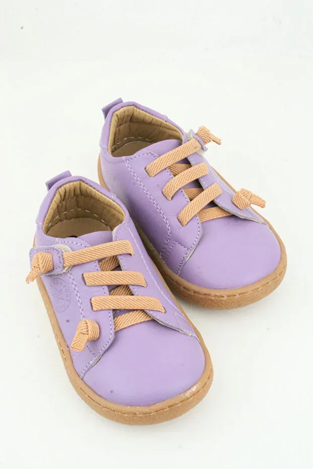 Детские туфли для мальчиков на липучке Beyoğlu ultra soft children's shoes Nubebe, Lilac — фото 4
