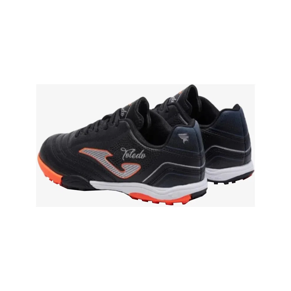 Детские футбольные бутсы для мальчиков для зала Toledo Jr 2401 Negro Turf Joma — фото 3