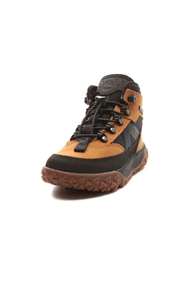 Детские ботинки на шнуровке Timberland, Orange — фото 2