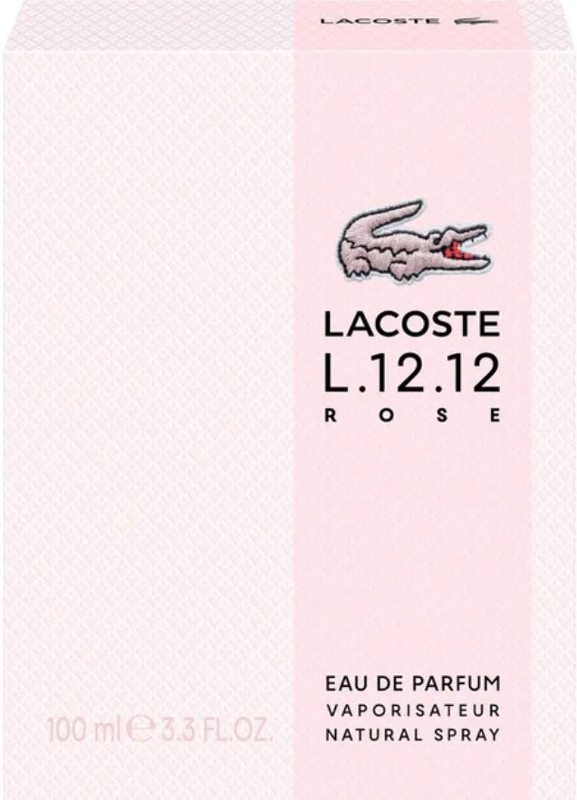Женская туалетная вода L.12.12 Rose For Her Lacoste, 100 мл — фото 2