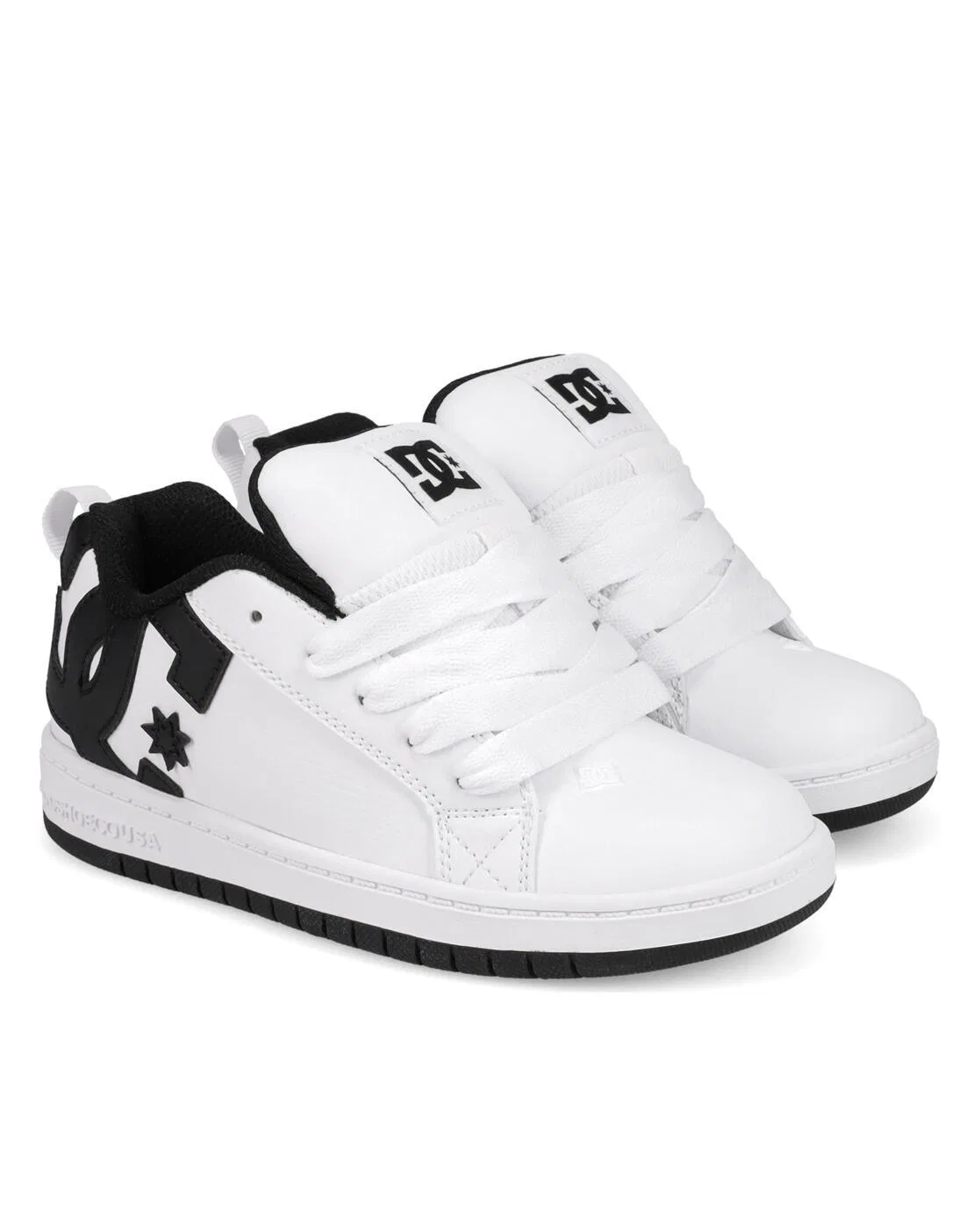 Детские кожаные кроссовки COURT GRAFFIK Dc Shoes, Weiss