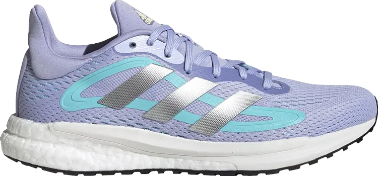 

Кроссовки Adidas Wmns SolarGlide 4 ST 'Violet Tone Silver Metallic', фиолетовый