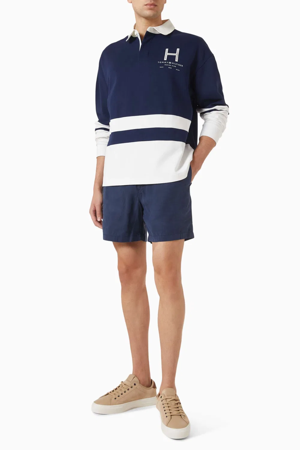 Шорты прямые Dover Tommy Hilfiger, синий — фото 2