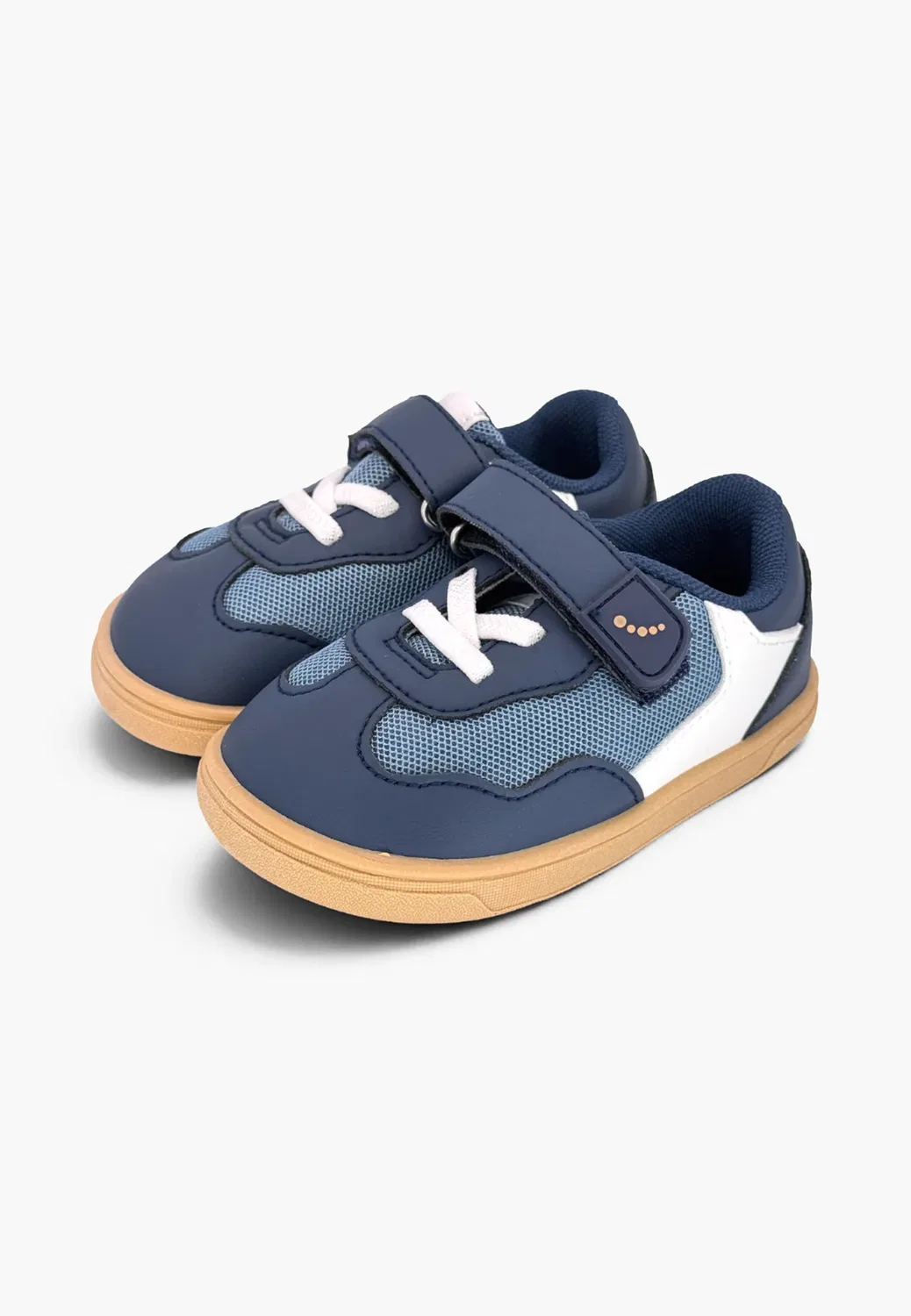 Zapatillas blanditos suela plana colores Combinados унисекс - детская обувь Pisamonas, Azul Marino — фото 2
